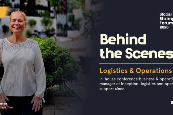 Maaike Engbersen is responsible for logistics and operations at the Global Shrimp Forum