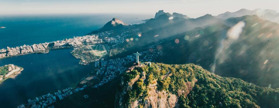 The Christ the Redeemer statue in Rio de Janeiro