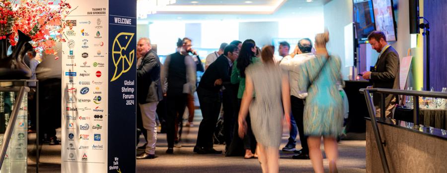 Lunch and exhibition at the Global Shrimp Forum