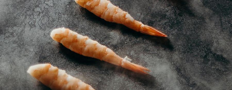 Headless cooked shrimp